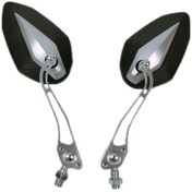 Resim Sones Alüminyum Alaşımlı Motosiklet Geniş Görüşlü Dikiz Aynası Modifikasyonu Gümüş 