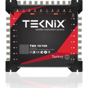 Resim Teknix 10X16 Sonlu Multiswitch Santral + Adaptör 