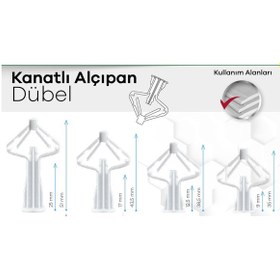 Resim Made Kanatlı Alçıpan Dübeli 5x51mm 250 Adet 