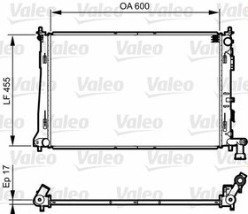 Resim RADYATÖR İ30 1.4-1.6-2.0 07-12 1.4L-GAMMA MEK AC 600x455x17 