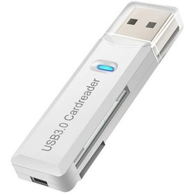 Resim Foxyn FXN-143 TF-SD-USB 3.0 Bellek Kart Okuyucu Beyaz 