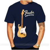 Resim Shubuzhi Yngwıe Malmsteen Elektro Gitar T-shirt - 100% Pamuk Baskılı Özelleştirilmişgökyüzü Mavierkek Gökyüzü Mavi 