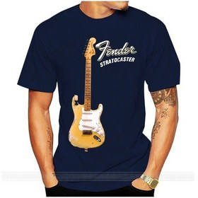Resim Shubuzhi Yngwıe Malmsteen Elektro Gitar T-shirt - 100% Pamuk Baskılı Özelleştirilmişgökyüzü Mavierkek Gökyüzü Mavi 