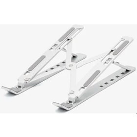 Resim Katlanabilir Metal Laptop Standı - Taşınabilir Ve Çok Fonksiyonlu 