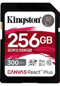 Resim Kingston Canvas React Plus SDR2/256GB SDXC UHS-II 256 GB Hafıza Kartı 