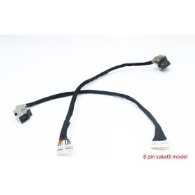 Resim Dc Power Jack HP Uyumlu Pavilion G62 G72 Dd0Ax8Pb000 8 Pin 
