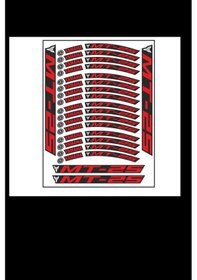 Resim Yamaha Kırmızı Baskı Mt-25 Jant Şeridi 