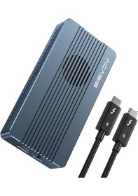Resim Acasis Tbu405pro M1 Thunderbolt 4 40gbps, Intel Jhl7440 Chipset, Max. 8tb M.2 Nvme 2280 Uyumlu, Uplink Desteği, Fanlı, On/off Fan Butonu, Vidasız Montaj, Alüminyum Type-c Disk Kutusu Tbu405-prom1 