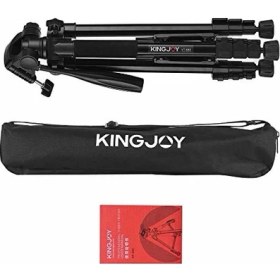 Resim Fototek 170cm Kingjoy VT-860S Profesyonel Hidrolik Kafa Tripod Telefon Tutucu vt 860 