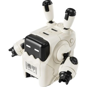 Resim Gravastar DELTA35 Beyaz Robot Figürlü 35W Hızlı Şarj Adaptörü 