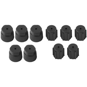 Resim Reedark Araç Klima Bakımı Kapağı Seti - 10 Adet 5 Adet 13mm + 5 Adet 16mm - Toz Ve Partiküllere Koruma - Abs Malzeme - Evrensel Uyumlu 