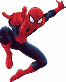 Resim HMNL Spiderman Örümcek Adam Sticker Etiket 00830 15x12 Cm 