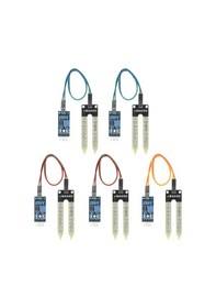 Resim Yaleker 5 Adet Toprak Nem Sensörü Modülü - Bitki Sulama, Robot, Akıllı Araçlar İçin Lm393 Çip 3.3-5v Dijital Çıkış 