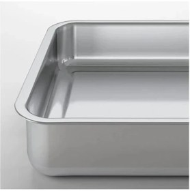 Resim IKEA Koncıs Fırın Kabı, Paslanmaz Çelik, 24X34 cm 