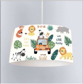 Resim EVSEHOMES Safari Çocuk Avizesi 