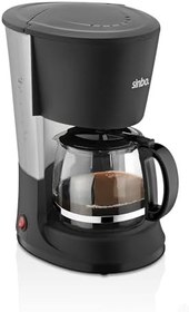 Resim Sinbo SCM-2938 Filtre Kahve Makinesi 12 Fincan / 1.2 Litre Kapasite | Damlatmaz Özellik | Termostatlı Isıtma | Cam Demlik | Ofis ve Ev için 