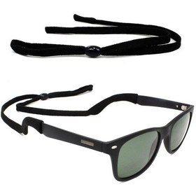 Resim 10 Adet Siyah Sporcu Gözlük İpi Siyah 