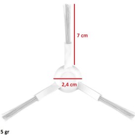 Resim İcanpares Viomi Uyumlu V2, V3, Se, Pro, Mijia STYJ02YM Robot Süpürge Yenileme Seti Fırça Mop Filtre Yan Fırça Temizlik Kiti 