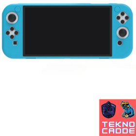Resim beboncool TNS-1135 Nintendo Switch OLED EL Destekli GRİP Tasarım Koruyucu Silikon Kılıf 