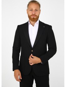 Resim Brango 30148 Erkek Blazer Ceket Siyah 