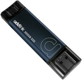 Resim Addlink P50 500 GB Harici SSD USB C, 1.050 MB/sn'ye kadar, USB 3.2 Gen2 Tip-C + USB A Bellek Çubuğu iPhone 15,16,17/Mac/iPad/Android Telefon/Dizüstü/PS5/Creator/AI Dizüstü Bilgisayar/Oyun Bilgisayarı 