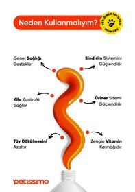 Resim Petissimo Care Multivitamin Kedi Maltı - Tüy Dökülmesini Engelleyici Malt Paste 