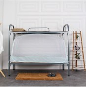 Resim Sones Öğrenci Yurdu Tek Kişilik Yatak Fermuarlı Kare Üst Şifrelemeli Tam Alt Cibinlik, Ölçü:no. 2 120x190x95 Cm 