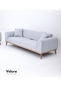 Resim Valo Üçlü Kanepe & 3' Lü Koltuk - Gri Gri 