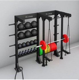 Resim Rane Squat Rack Ağırlık Plakası Trx Aparat Kettlebell Sağlık Topu Çok Amaçlı Stand 