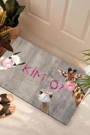 Resim Monnhein Kim O Kapı Önü Paspası Dekoratif Kapı Paspası Dış Mekan Paspas Ev Içi Paspası 45x70cm 