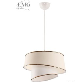 Resim Manolya Modern Kumaş Başlıklı 2 Katlı Yatak Odası Çocuk Odası Salon Mutfak Hol Avize 