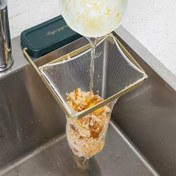 Resim 50 Adet Büyük Tek Kullanımlık Mutfak Lavabo Süzgeçleri - Gıda & Kalıntılar, Drenaj, Gıda Atıkları için Tıkanmayı Önleyici File Filtreler 