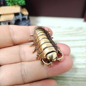 Resim Antik Tarzda Paleolit Deniz Canavarı Dev Isopod Pirinç Heykel - Katı Bakır El Sanat Eseri, Çay, Ev Dekoru ve Benzersiz Hediyeler için Koleksiyonluk Figür, Noel, Cadılar Bayramı Süsleri, Sonbahar Ev Dekoru Koleksiyonluk Figürler 
