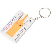 Resim Tenfowee Plastik Lastik Derinlik Ölçer 0-20mm, Keskin Ölçekli, Taşınabilir, Dayanıklı, Kaydırıcı Tasarım, Doğru Okuma 