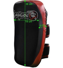 Resim Dragondo 40374-l Thai Pad Deri Darbe Yastığı Hakiki Deri Lapa Siyah 