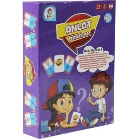 Resim Storemax Anlat Bakalım 64 Kelime Oyun Seti, Oyun Kartı, Çocuklar Için Eğitici Oyun Seti 