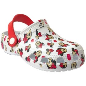 Resim Akınal Bella E199 Beyaz Çocuk Mickey Mouse Çocuk Terlik 