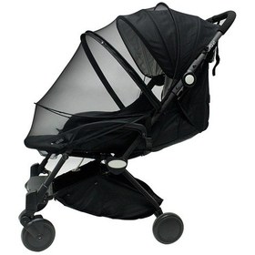 Resim Sones Yaz Bebek Arabası Cibinlik Tam Kaplama Çok Amaçlı Şifreli Araba Cibinlik Siyah Ağ 