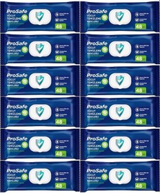 Resim Prosafe Hasta Vücut Temizleme Islak Mendil Havlu 48'li x 12 