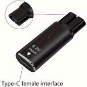 Resim Philips Norelco Oneblade QP2520 QP2515 QP2620 için 4.3V Type-C Tıraş Makinesi Adaptör Şarj Dönüştürücü 