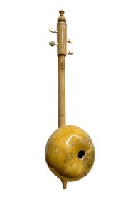 Resim İmece Kk-ss Kabak Kemane Sade Saplı Hayvan Derili Düz Burgulu 