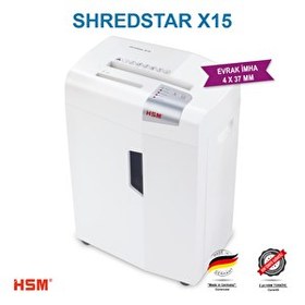 Resim HSM Shredstar X15 26 L Çapraz/Konfeti Kesim Evrak İmha Makinesi 