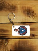 Resim Panorama Ajans Robert Downey Jr. Iron Man Marvel Tasarım Ince Metal Anahtarlık 