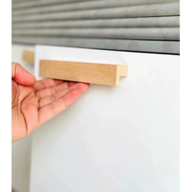 Resim Özkan Ahşap Çeltikli Mutfak Dolap Kulpları, Ahşap Kulp, Çekmece Kulpu, Kulp 
