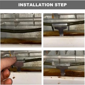 Resim Sagrado DA61-06796A Samsung Için Klip Drenaj Evaporatör, Defrost Drenaj Klipsi AP5579885, Defrost Sıcaklık Sensörü DA32-0006W 4 Adet (Yurt Dışından) 