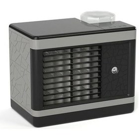 Resim Nemlendirici Masaüstü Fan Taşınabilir Klima Fan Mini Fan Plus Su Soğutucu 0822 Gri 