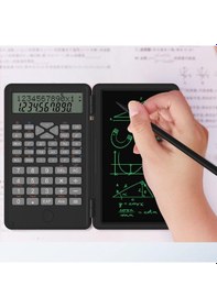 Resim Valkyrie Zh69 Dijital Ekranlı Stylus 6 İnç Hesap Makinesi Dual Bilimsel Fonksiyonlu Katlanabilir Siyah 