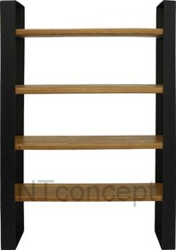 Resim Ntconcept Ntconcept Masif Ağaç Kitaplık - Vitrin 