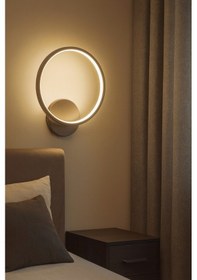 Resim Aura Aplik Kahverengi Modern Tasarım - Hol - Banyo - Mutfak - Salon-yatak Odası Gün Işığı Led Aplik Kahverengi 