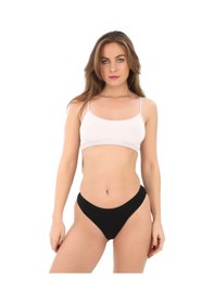 Resim 0635 Suyolu Bikini Kadın Bikini 12 Adet Siyah 